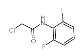 N1-(2,6-DIFLUOROPHENYL)-2-CHLOROACETAMIDE结构式