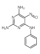 5-nitroso-N4-phenyl-pyrimidine-2,4,6-triamine结构式