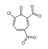 2-Chlor-5,7-dinitro-tropon Structure