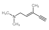 2-Penten-4-yn-1-amine,N,N,3-trimethyl-,(2E)-(9CI) structure