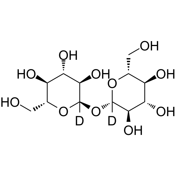 α,β-Trehalose-d2结构式