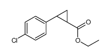 ethyl (1R,2R)-2-(4-chlorophenyl)cyclopropane-1-carboxylate结构式