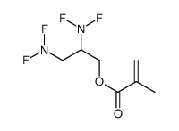 2,3-bis(difluoroamino)propyl 2-methylprop-2-enoate结构式