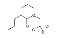2,2,2-trichloroethyl 2-propylpentanoate结构式