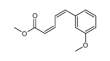 methyl (2E,4E)-5-(3-methoxyphenyl)penta-2,4-dienoate结构式