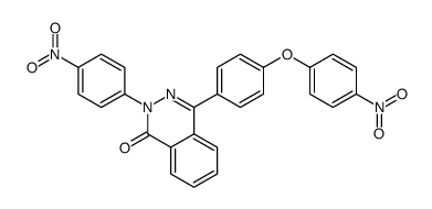 4-[4-(4-nitrophenoxy)phenyl]-2-(4-nitrophenyl)phthalazin-1-one结构式