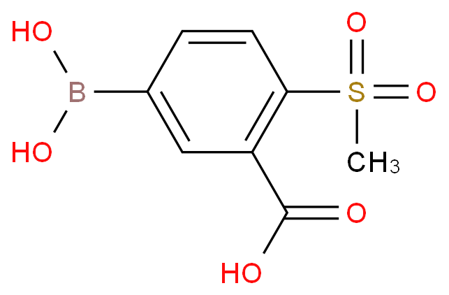 3-Carboxy-4-methylsulfonylphenylboronic acid picture