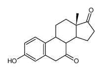 3-Hydroxyestra-1,3,5(10)-triene-7,17-dione结构式