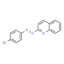 2-[(4-Bromophenyl)azo]quinoline structure