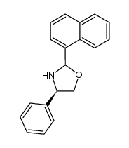 (4R)-2-(1-Naphthyl)-4-phenyl-1,3-oxazolidine Structure