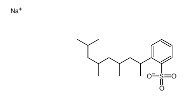 sodium (1,3,5,7-tetramethyloctyl)benzenesulphonate结构式