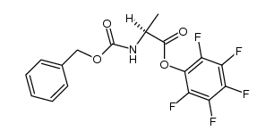 pentafluorophenyl ester of benzyloxycarbonylalanine Structure