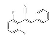 Acrylonitrile,2-(2,6-difluorophenyl)-3-phenyl- (7CI,8CI) structure