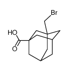 3-Bromomethyltricyclo[3.3.1.13,7]decane-1-carboxylic acid结构式