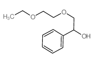 Benzenemethanol, a-[(2-ethoxyethoxy)methyl]- Structure