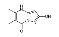 5,6-dimethyl-1,4-dihydropyrazolo[1,5-a]pyrimidine-2,7-dione结构式