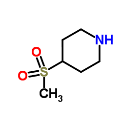 4-甲烷磺酰基-哌啶结构式