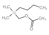 Methanol,1-(butyldimethylsilyl)-, 1-acetate structure