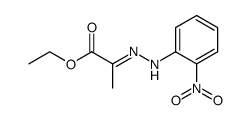 ethyl 2-[2-(2-nitrophenyl)hydrazinylidene]propanoate结构式