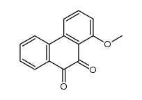 1-methoxy-9,10-phenanthraquinone Structure