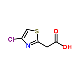 (4-Chloro-1,3-thiazol-2-yl)acetic acid structure