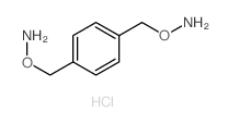 Hydroxylamine,O-[[4-[(aminooxy)methyl]phenyl]methyl]-, hydrochloride (1:2)结构式