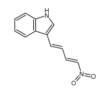 (E,E)-1-(3-indolyl)-4-nitro-1,3-butadiene Structure