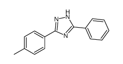 5-(4-methylphenyl)-3-phenyl-1H-1,2,4-triazole结构式