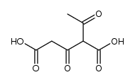2-acetyl-3-oxo-glutaric acid结构式