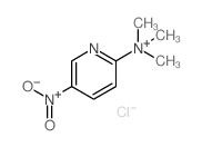 trimethyl-(5-nitropyridin-2-yl)azanium Structure