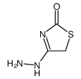 4-Hydrazino-3-thiazolin-2-one结构式