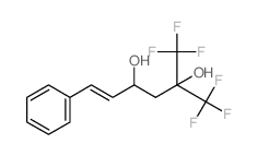5-Hexene-2,4-diol, 6-phenyl-1,1,1-trifluoro-2-trifluoromethyl-结构式