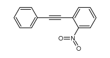 1-(2-(2-nitrophenyl)ethynyl)benzene Structure