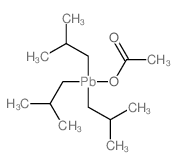 Plumbane, (acetyloxy)tris(2-methylpropyl)-结构式