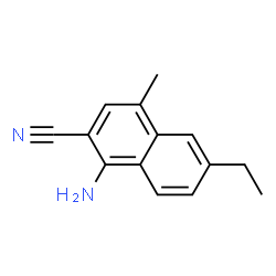 2-Naphthalenecarbonitrile,1-amino-6-ethyl-4-methyl-(9CI) picture
