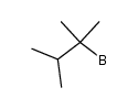 1,1,2-Trimethylpropylborane结构式