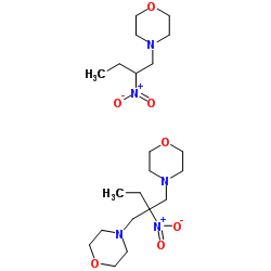 4-(2-Nitrobutyl)morpholine-4,4'-(2-ethyl-nitrotrimethylene)dimorpholine mixture structure