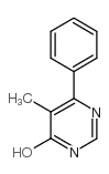 4-苯基-5-甲基-6-羟基嘧啶结构式