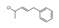 (+/-)-4-chloro-1-phenyl-pent-2ξ-ene结构式