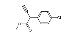 α-Isocyano-p-chlorphenylessigsaeureaethylester Structure