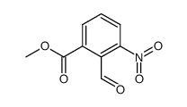 methyl 2-formyl-3-nitrobenzoate结构式