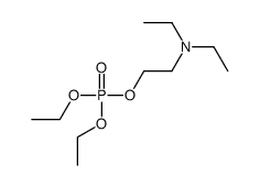 2-(diethylamino)ethyl diethyl phosphate Structure