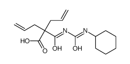 2-Allyl-2-((cyclohexylcarbamoyl)carbamoyl)pent-4-enoic acid Structure