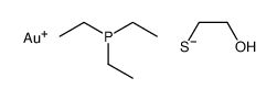 gold(1+),2-hydroxyethanethiolate,triethylphosphane结构式