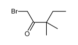 1-bromo-3,3-dimethylpentan-2-one结构式