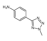 4-(2-methyltetrazol-5-yl)aniline Structure