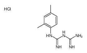 [(Z)-N'-[N'-(2,4-dimethylphenyl)carbamimidoyl]carbamimidoyl]azanium,chloride Structure