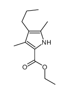 ethyl 3,5-dimethyl-4-propyl-1H-pyrrole-2-carboxylate Structure