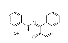 1-[(2-hydroxy-5-methylphenyl)hydrazinylidene]naphthalen-2-one结构式