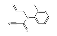 N-Allyl-2-nitrilo-N-o-tolyl-thioacetamide结构式